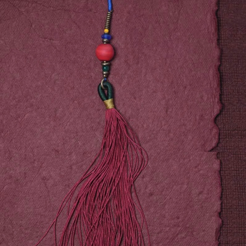 Sacred 108 mala beads necklace with Bodhi seed and Dzi bead for yoga meditation and spiritual growth