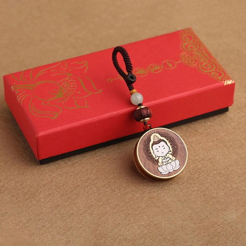 Avalokitesvara keychain with compassionate energy for emotional healing and balance