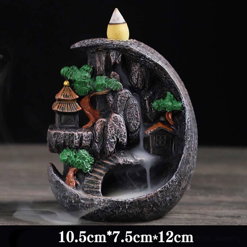 Realm of the Sky backflow incense burner for spiritual elevation and cosmic connection