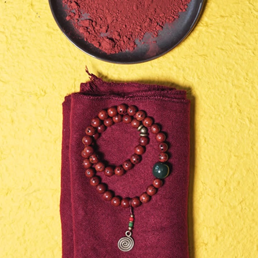 Bodhi seed cyan jade bracelet packaging unboxing gift presentation for spiritual wellness