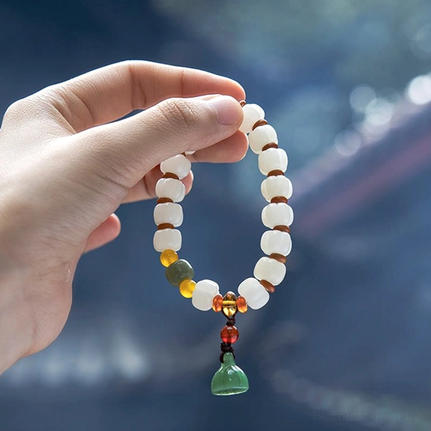 Bodhi seed lotus bracelet for spiritual practice wisdom and enlightenment