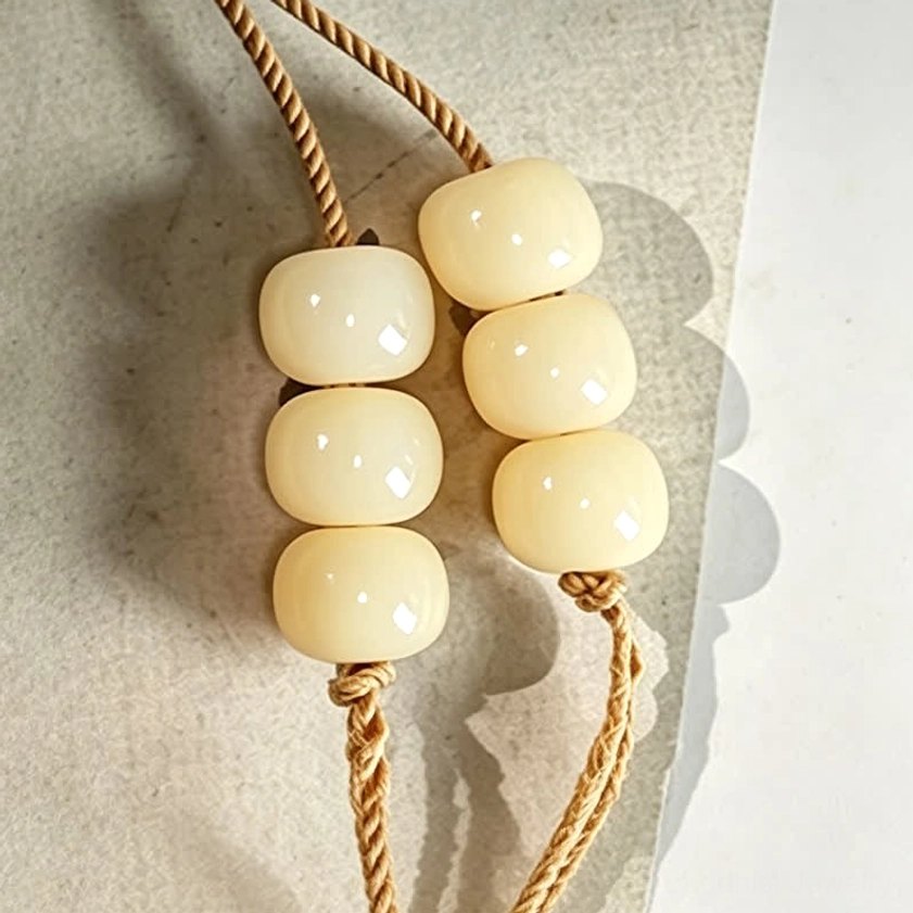 Authentic bodhi seed 108 bead mala for Buddhist meditation practice and mindfulness, natural material
