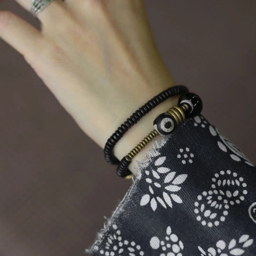 Ebony wood green sandalwood bracelet size guide wrist circumference measurement chart