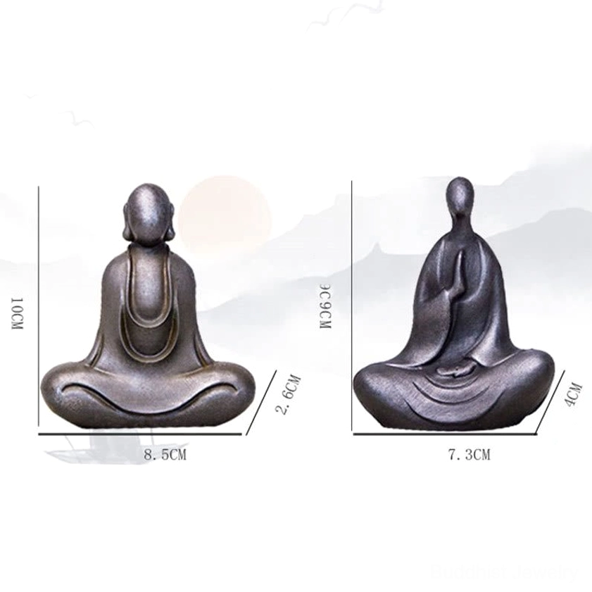 Buddha decorative piece for home wellness and holistic spiritual practice environment setup