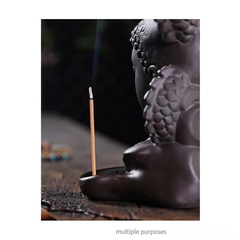 Buddha dragon incense burner protection symbol meditation room yoga studio décor