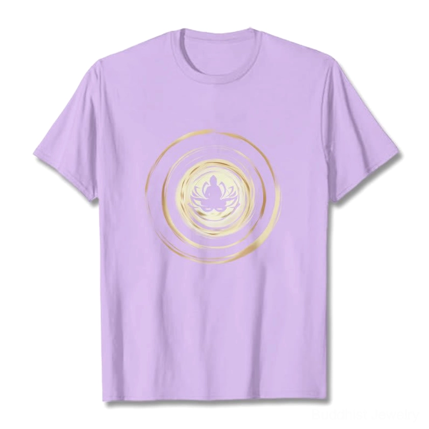Buddha lotus enlightenment symbol t-shirt meaningful spiritual gift