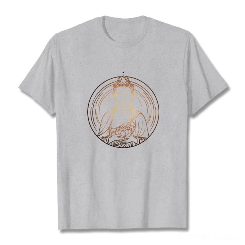 Buddhist graphic t-shirt perfect gift for yoga and meditation practitioners spiritual seekers