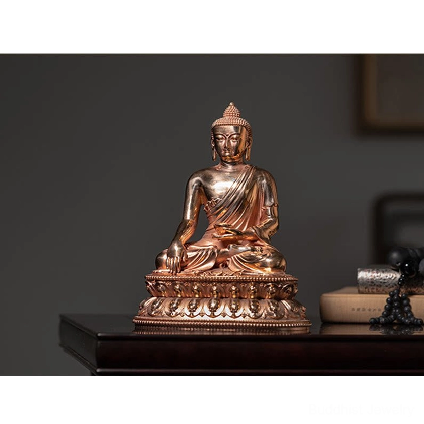 Shakyamuni Buddha figurine ideal for meditation room altar and spiritual practice