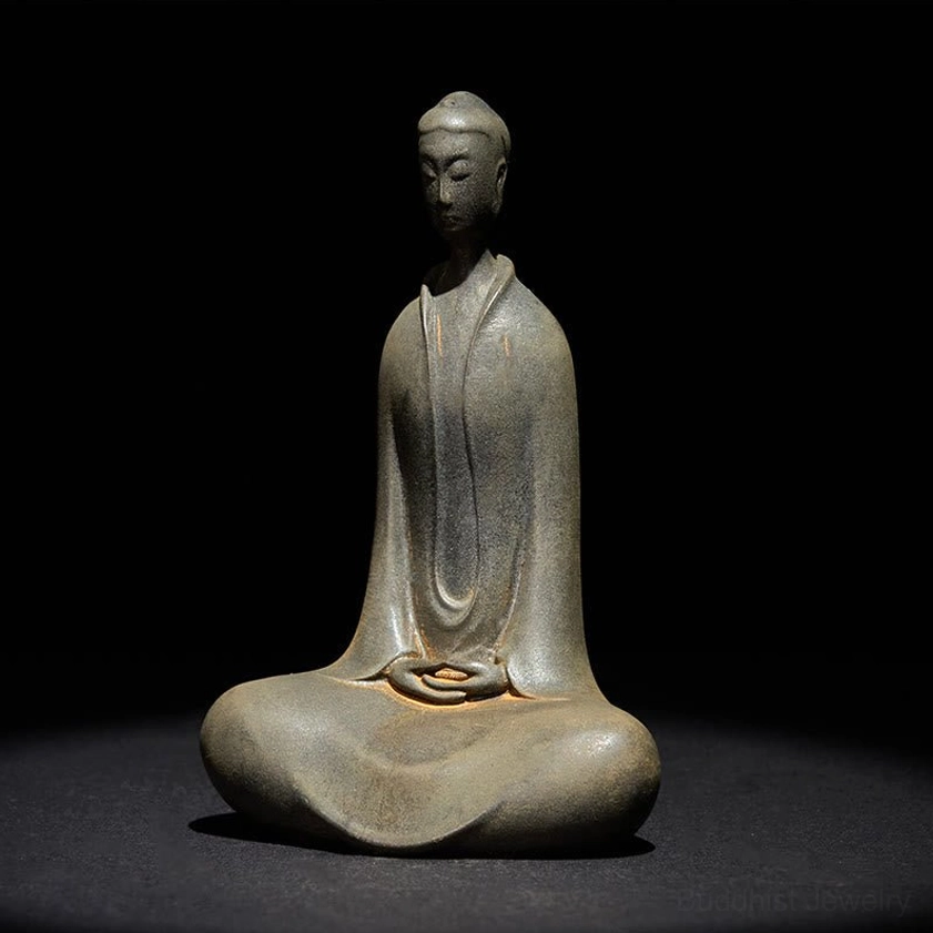 Sakyamuni Buddha figurine styling inspiration for meditation room and altar placement