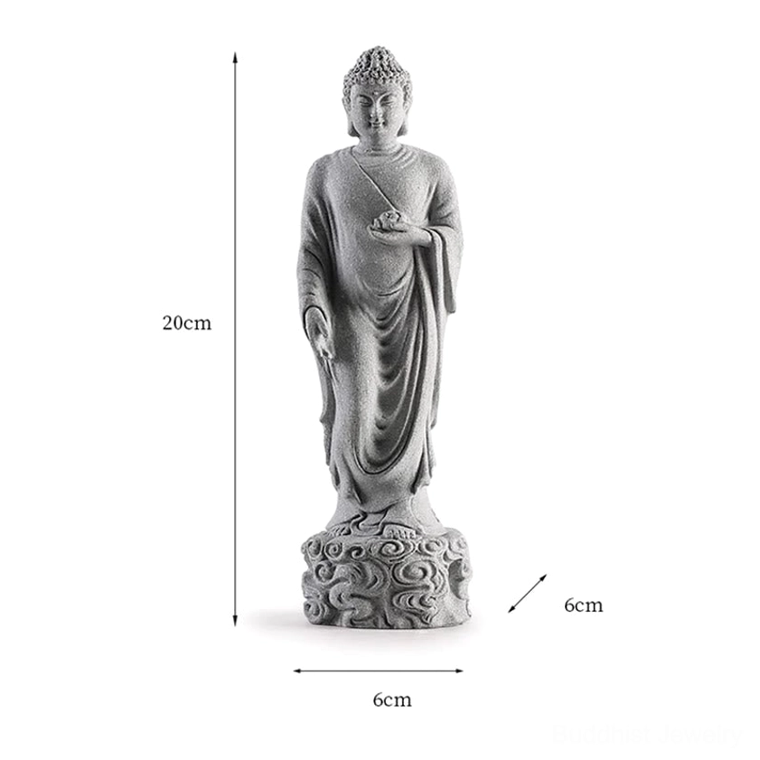 Sacred Buddha meditation statue with auspicious symbolism and craftsmanship