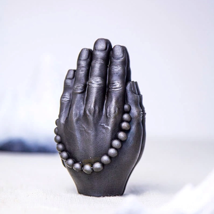Handcrafted Buddhist Namaste hand statue perfect gift for meditation practitioners and spiritual consciousness seekers