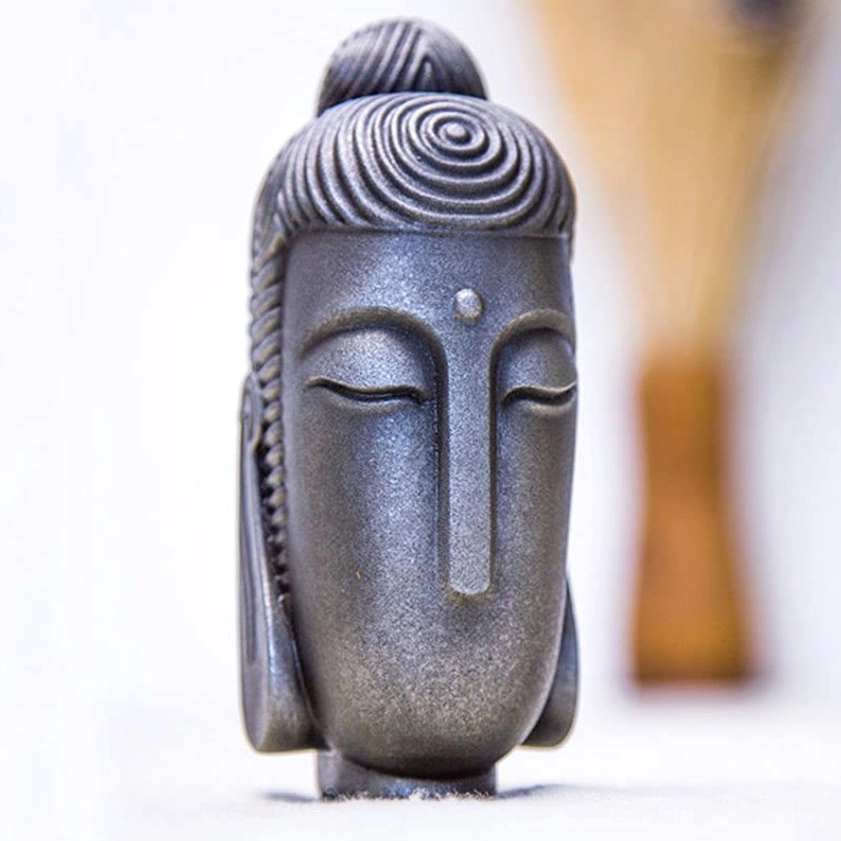 Buddha meditation statue for office desk wellness and mental clarity Feng Shui decor