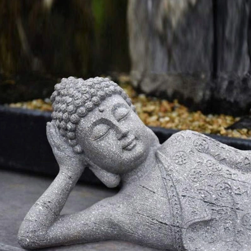 Handcrafted resin Buddha statue collection featuring multiple poses for meditation altar display