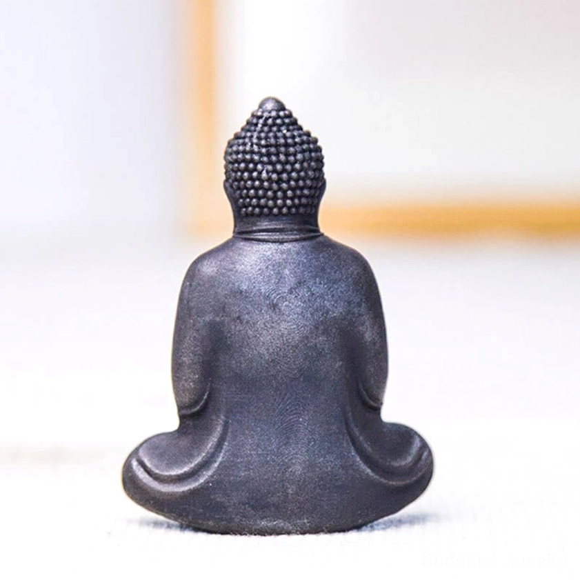 Meditating Buddha statue spiritual décor collection piece handmade craftsmanship