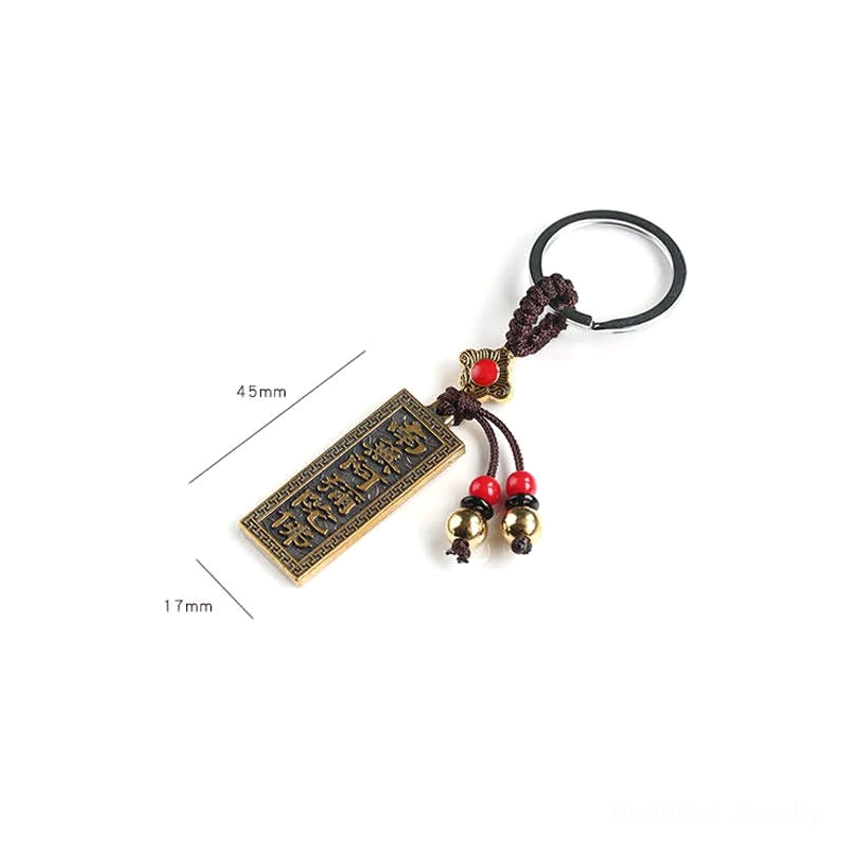 Buddhist symbol introduction card featuring golden Buddha icon and compassion serenity message by Buddha Stones brand