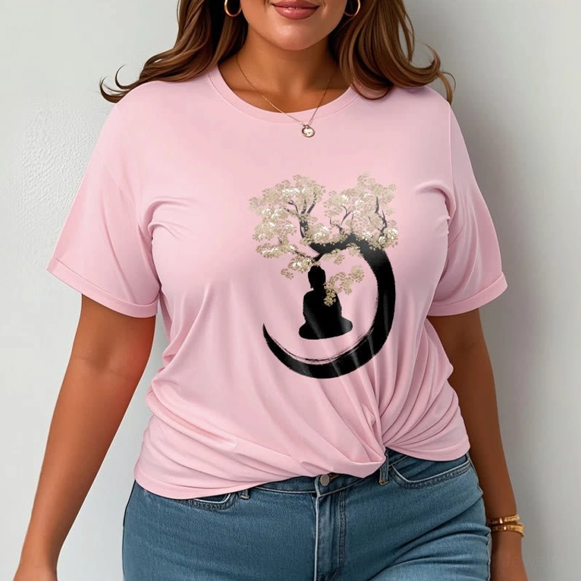 Buddhist t-shirt unisex fit comfort 100% premium cotton meditation and enlightenment apparel