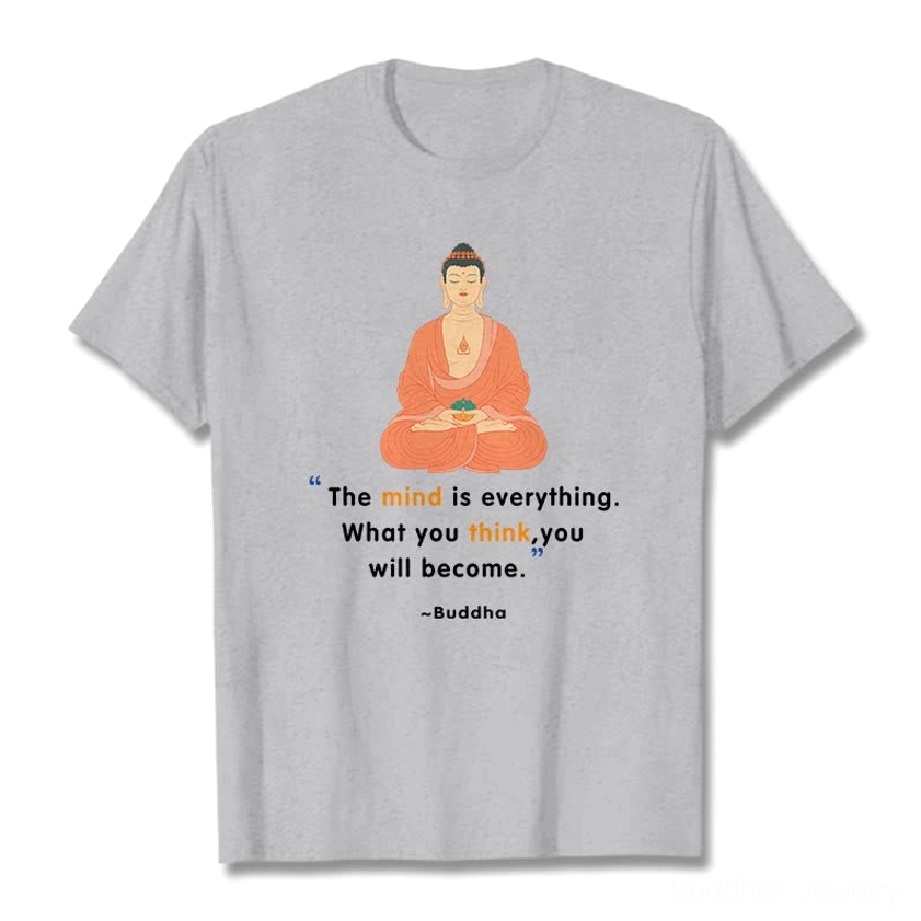 Multiple views Buddhist mindfulness t-shirt collection all colors sizes