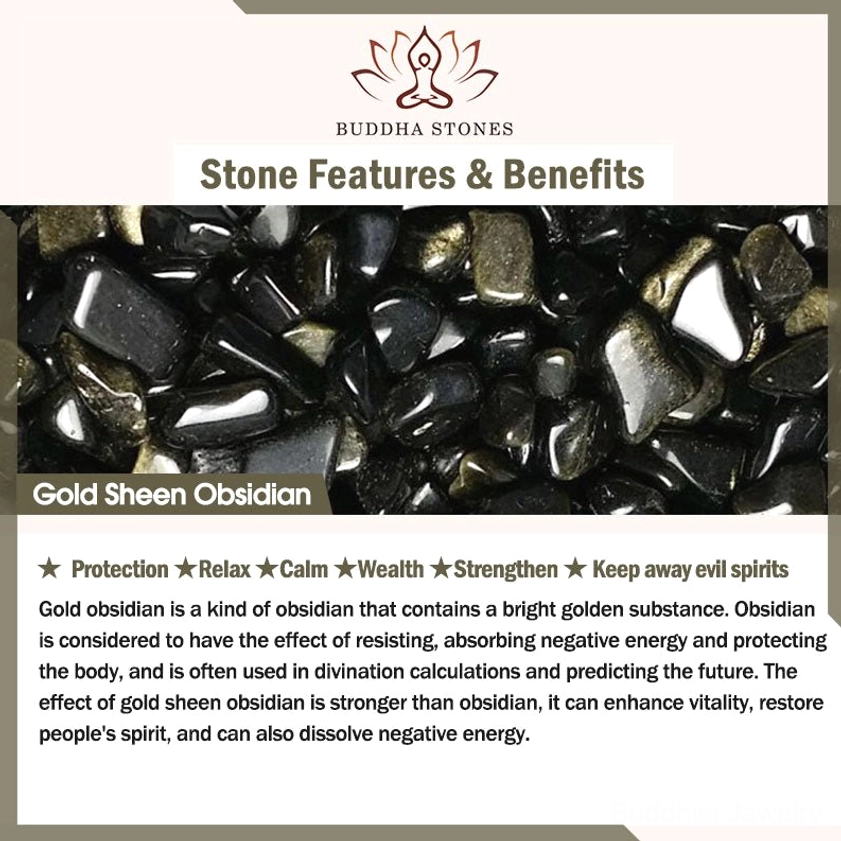 Buddhist inspired obsidian donut pendant - spiritual grounding necklace