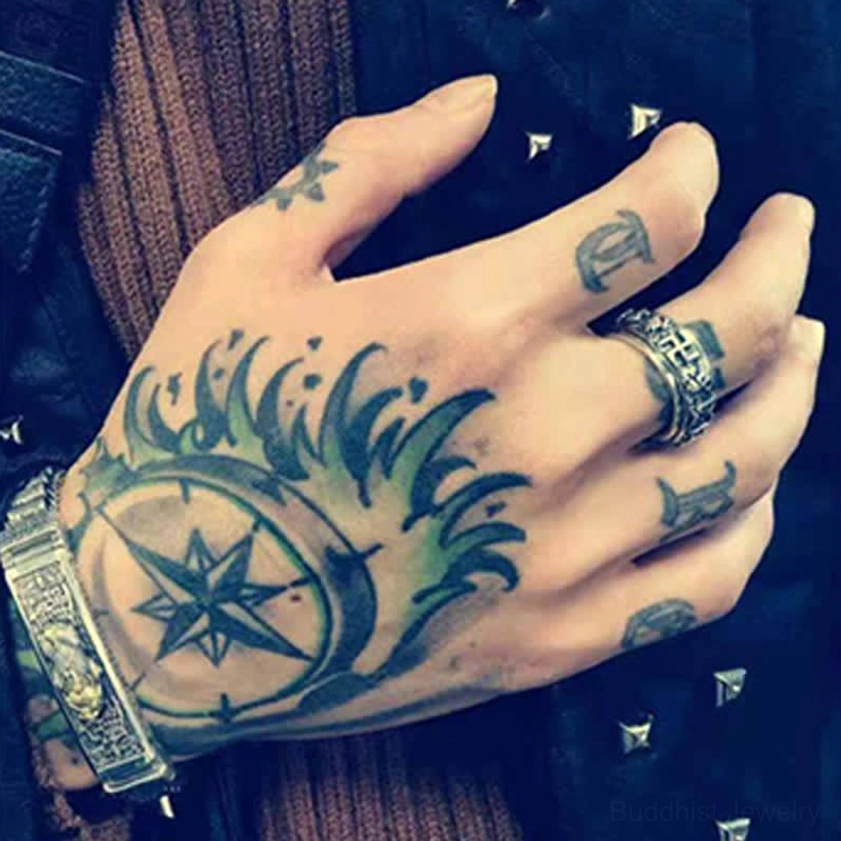Buddhist Pixiu rotatable ring with carved Om Mani Padme Hum mantra band, premium copper material showing natural patina and spiritual aesthetic