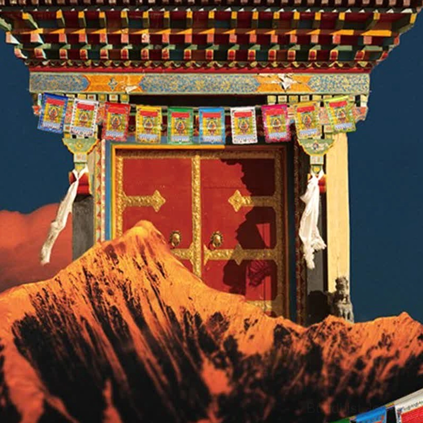 Prayer flags 5 meters 16 feet ten individual Buddhist windhorse five colors complete garland