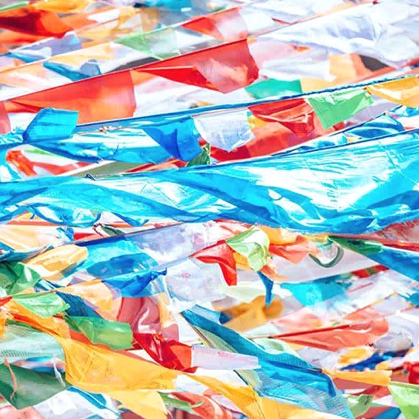 Buddhist prayer flags longevity durability outdoor weather resistance