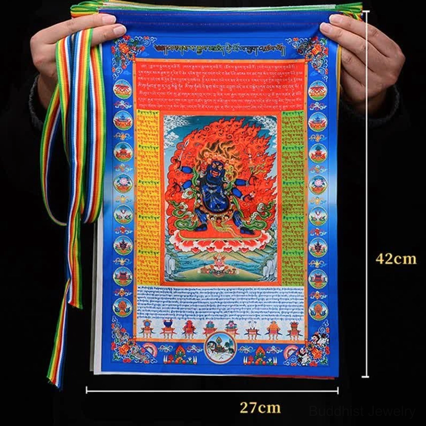 Buddhist prayer flag polyester durable outdoor weatherproof sacred mantra printing