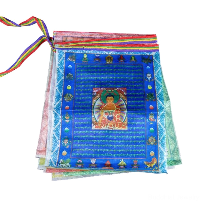Buddhist prayer flags sustainable eco-friendly fair-trade artisan community support traditional heritage