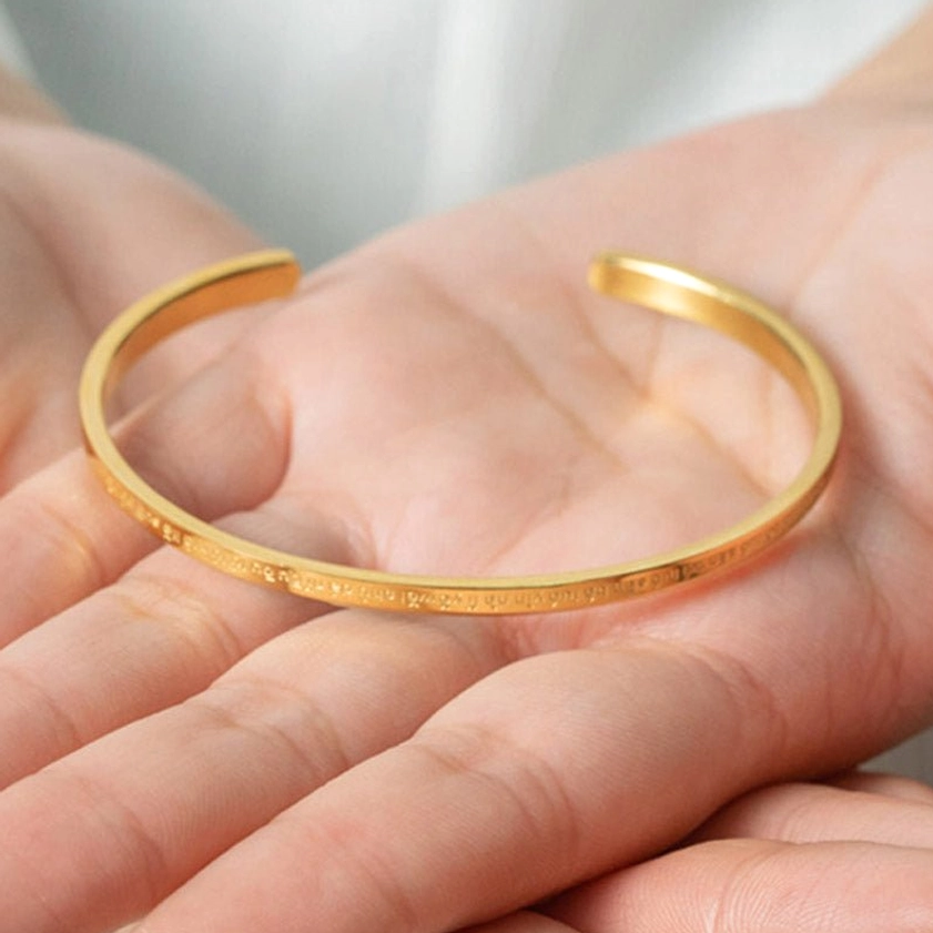 Buddhist jewelry engraved mantra bracelet protection and balance