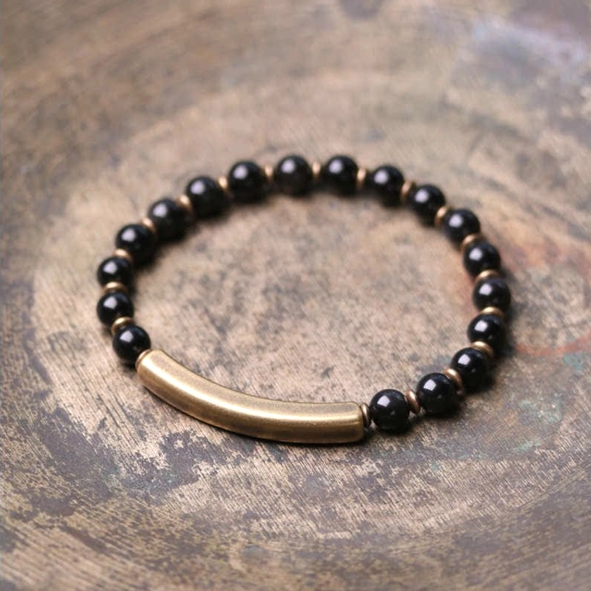 Buddhist protection crystal bracelet set - multiple stones combined for comprehensive spiritual wellness