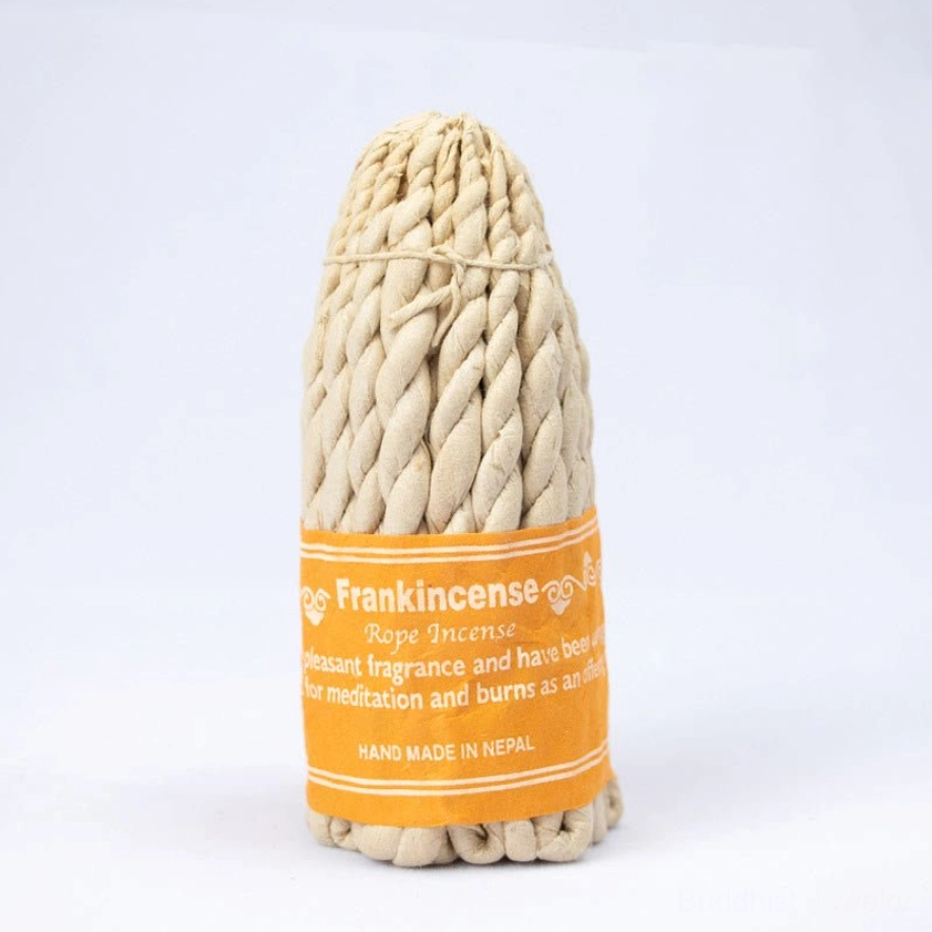 Frankincense Buddhist rope incense premium quality for uplifting spiritual connection and sacred space elevation