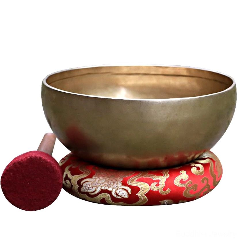 Healing resonance of Buddhist singing bowl for wellness practitioners
