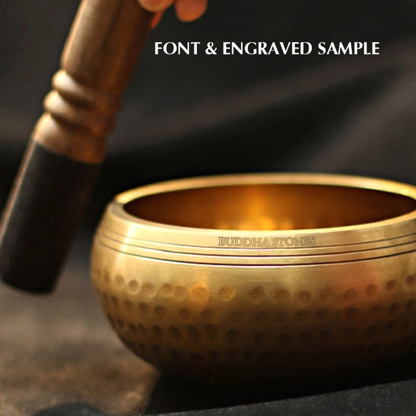 Authentic handcrafted Buddhist singing bowl with premium copper construction, ideal for yoga, chakra balancing, and spiritual wellness practices