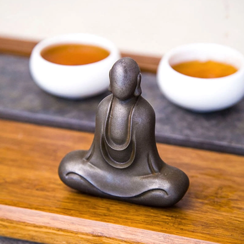 Buddhist statue bringing good luck prosperity and positive energy to home or office environment