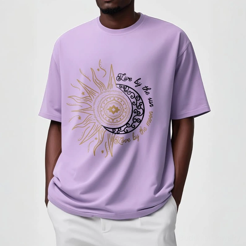 Buddhist spiritual t-shirt packaging and presentation eco-friendly handcrafted