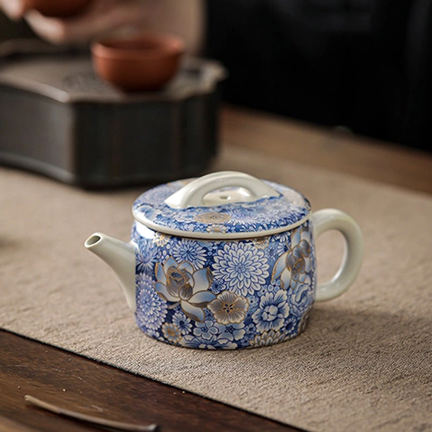 Buddhist porcelain teacup set gift idea spiritual wellness inner peace