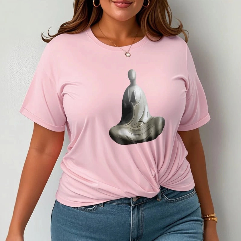 Formless Buddha t-shirt care instructions and product information for maintaining cotton tee