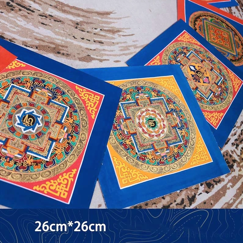 Buddhist thangka painting ideal gift for spiritual seekers meditation practitioners and culture enthusiasts