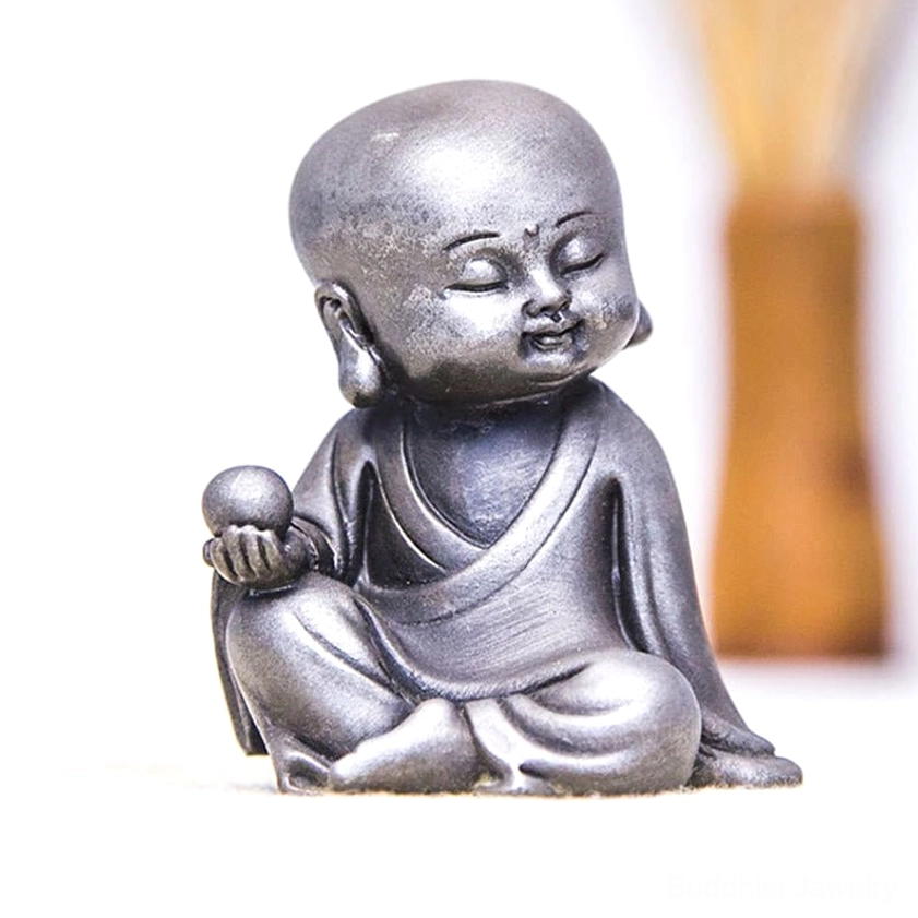 Buddhist trinity statue set size comparison all three bodhisattva figures together