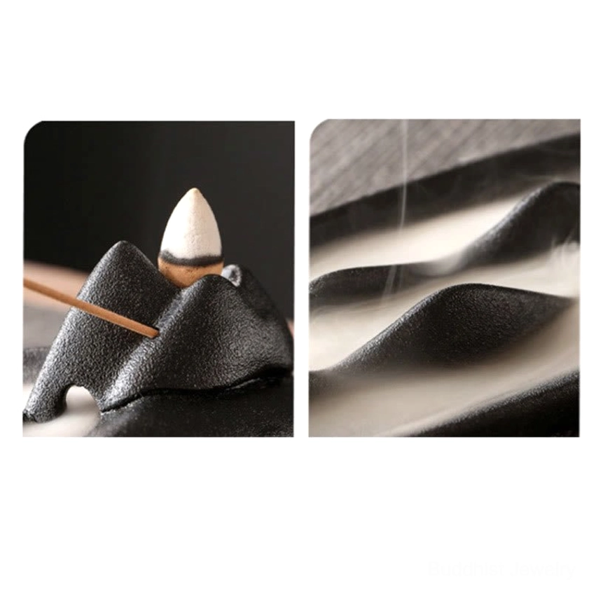 Ceramic incense holder complete product showcase with all design variations