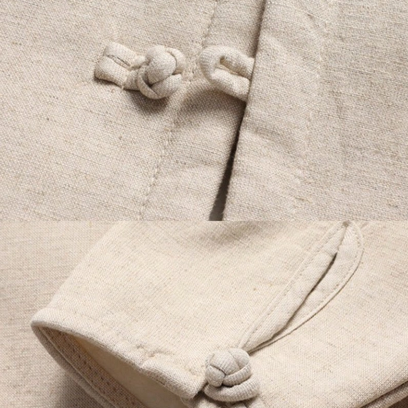 Traditional Chinese Knot Frog Buttons and Cuff Details - Handcrafted Closure System