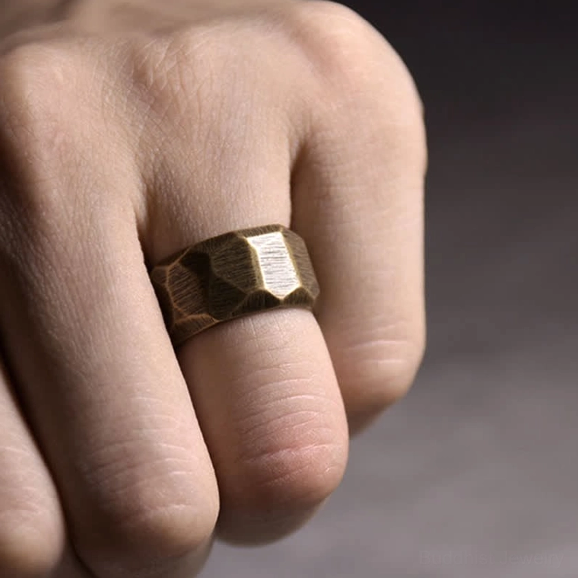 Copper abundance ring with spiritual intention infusion handmade authentic craftsmanship
