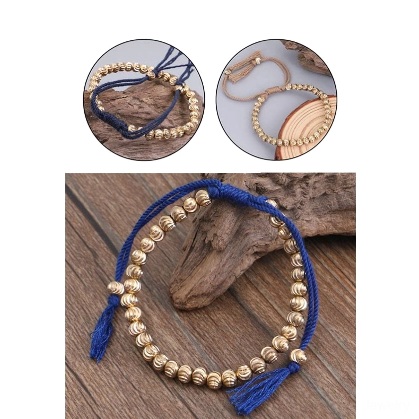 Handmade copper bead bracelet packaging and presentation for spiritual gift