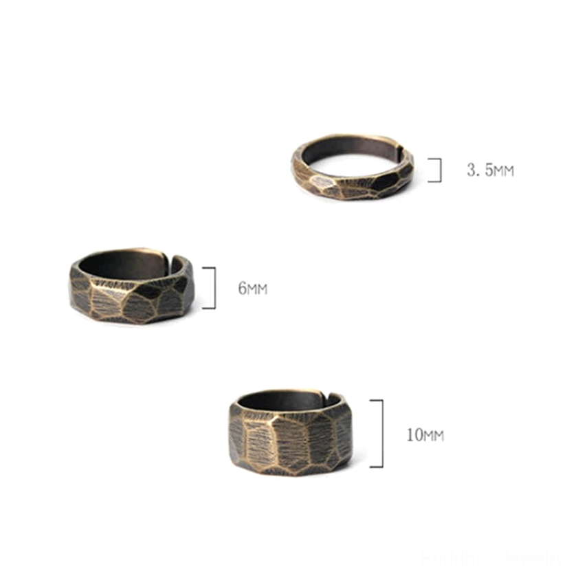 Buddhist copper wealth ring environmental sustainable handcrafted natural materials