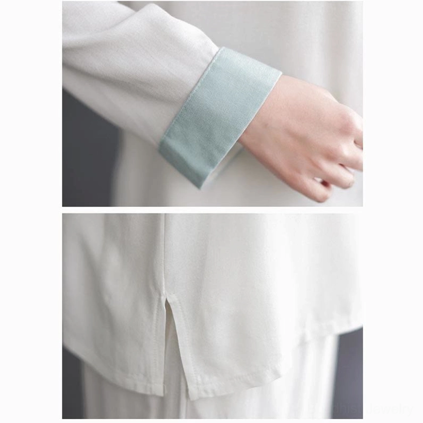 Close-up of cotton linen fabric texture, breathable natural material for meditation practice