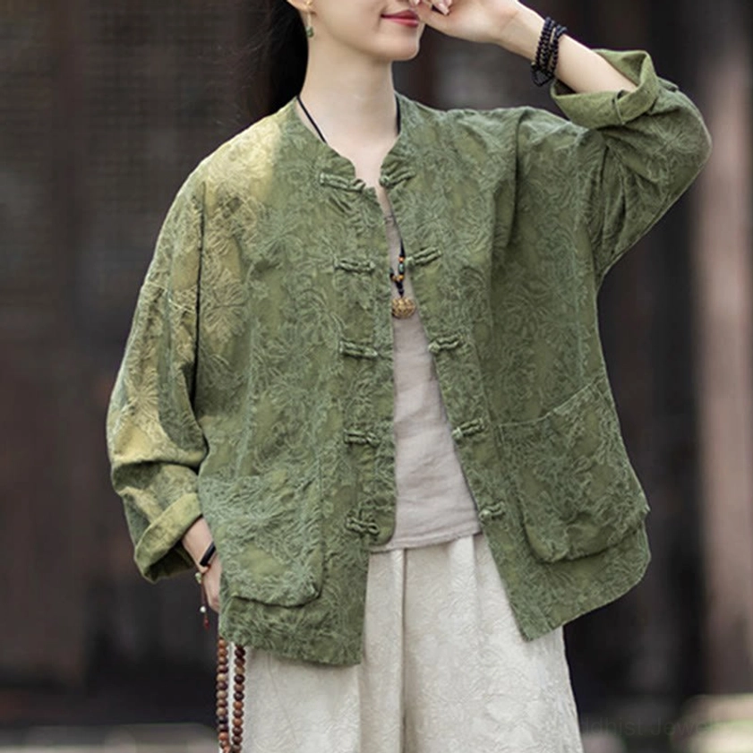 Jacquard linen cotton fabric close-up showing weave pattern and natural fiber texture
