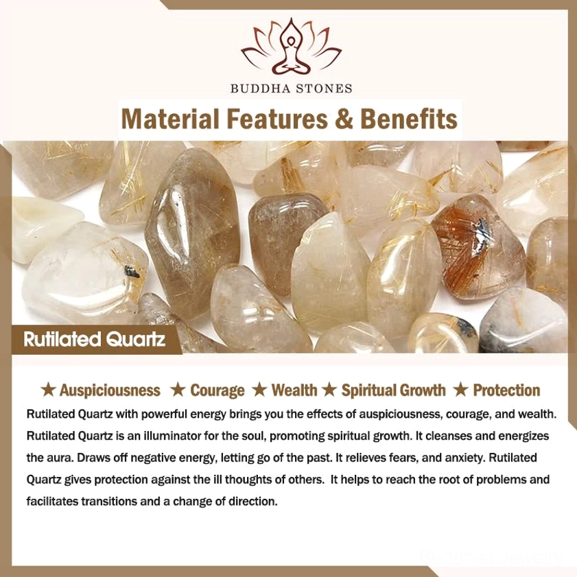 Multi-crystal protection bracelet packaged for gift presentation with care instructions