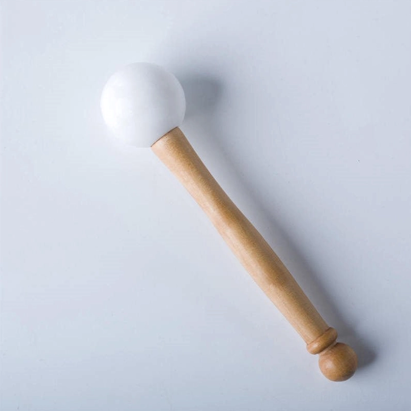 8 inch crystal singing bowl with striker mallet rubber ring complete meditation set