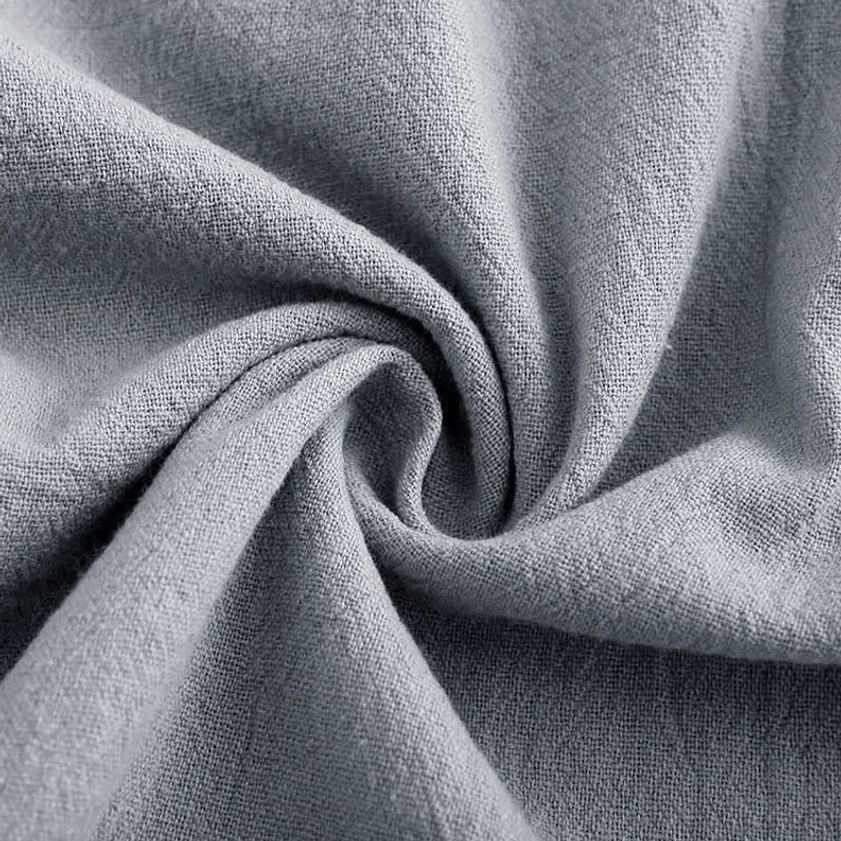 Dark gray meditation cotton clothing two-piece set spiritual practice wear