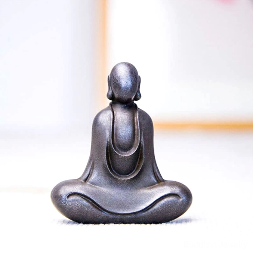 Desktop Buddha ornament for stress relief and creating harmonious peaceful work environment