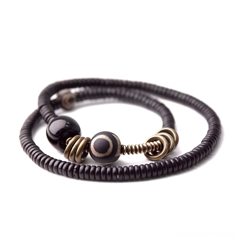 Double wrap bracelet layering styling aesthetic with multiple bracelets jewelry
